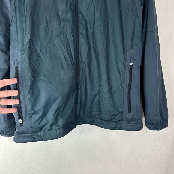 Nike Shield Golf Windproof Jacket Mens Medium Gray Blue Lightweight Activewear - Picture 3 of 10